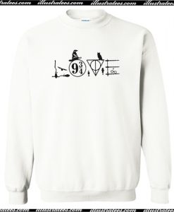 Love Harry Potter Inspired Sweatshirt AI