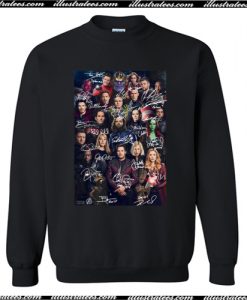 Marvel Avengers Endgame Poster Signature Sweatshirt AI