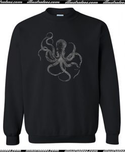 Octopus Ocean Graphic Sweatshirt AI