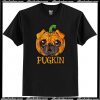 Pugkin Pug Pumpkin Halloween T-Shirt AI