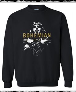 QUEEN Freddie Mercury Bohemian Rhapsody Signature Sweatshirt AI