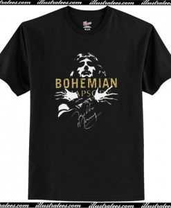 QUEEN Freddie Mercury Bohemian Rhapsody Signature T-Shirt AI