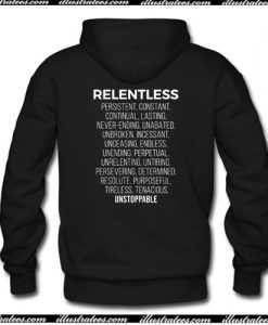 Relentless Definition Back Hoodie AI