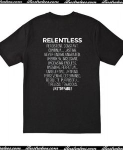 Relentless Definition Back T-Shirt AI