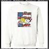 Schroeder Playing Piano Woodstock and Snoopy 4th of July Sweatshirt AI