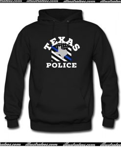 Texas police graphic design Hoodie AI