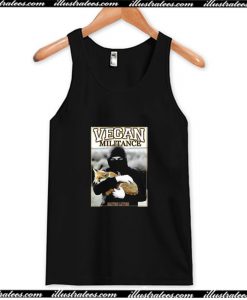 Vegan Militan Animal Liberation Tank Top AI