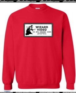 Wizard Video (new) Crewneck Sweatshirt AI