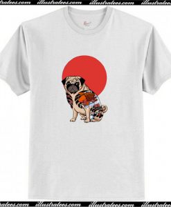 Yakuza Pug T-Shirt AI