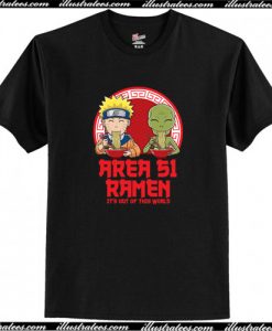 Area 51 Ramen T Shirt AI