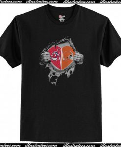 Browns Indians It’s In My Heart Inside Me T-Shirt AI