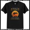 Buckle Up Butter Cup You Just Flipped Wy Witch Switch Halloween T-Shirt AI