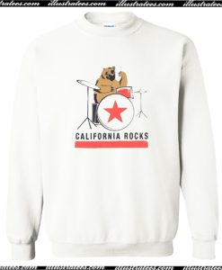 California Rocks Bear Sweatshirt AI