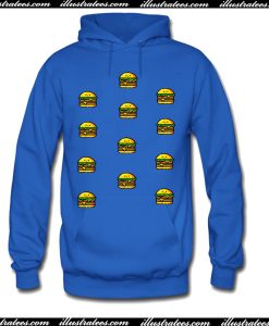 Cute Hamburgers Hoodie-AI