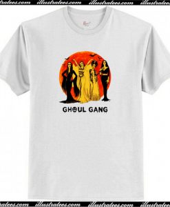 Elvira Morticia Lily Bride Ghoul Gang Halloween T-Shirt AI