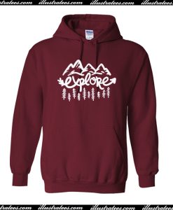 Explore Mountain Summer Hoodie AI