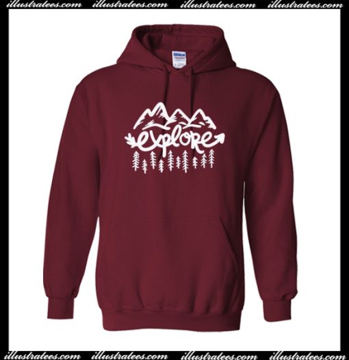 Explore Mountain Summer Hoodie AI