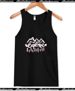 Explore Mountain Summer Tank Top AI