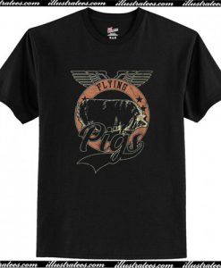 Flying Vintage Pigs T-Shirt AI