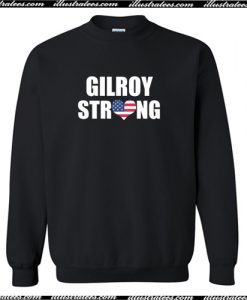 Gilroy Strong American Pride Family Last Name Cool Sweatshirt AI