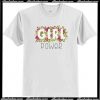 Girl Power in Watercolor Flowers and Leaves T-Shirt AI