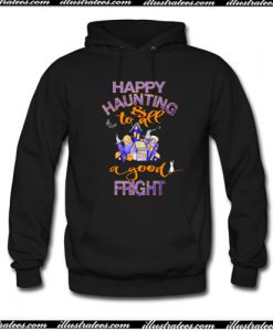 Halloween Trick or Treat Funny Happy Haunting & Good Fright Hoodie AI