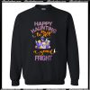 Halloween Trick or Treat Funny Happy Haunting & Good Fright Sweatshirt AI