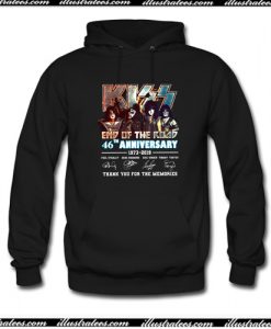 Kiss 46th Anniversary 1973-2019 Hoodie AI