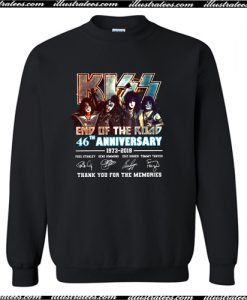 Kiss 46th Anniversary 1973-2019 Sweatshirt AI