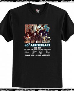 Kiss 46th Anniversary 1973-2019 T-Shirt AI