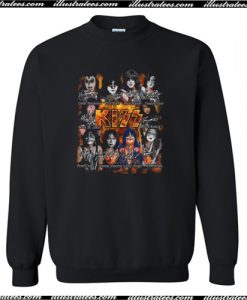 Kiss Band Characters Sweatshirt AI