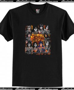 Kiss Band Characters T-Shirt AI