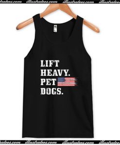 Lift Heavy Pet Dogs Tank Top AI