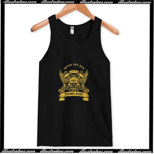 Live to Ride Behind Bars Tank Top AI