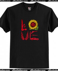Love Sunflower Supernatural T-Shirt AI