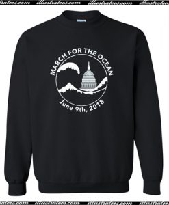 March for the Ocean Sweatshirt AI