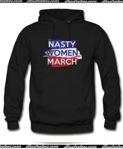Nasty Women March Hoodie AI