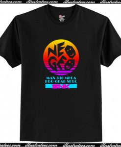 Neon Geo T-Shirt AI