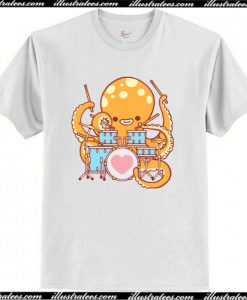 Octopus Drummer T-Shirt AI