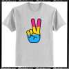 Pansexual Peace sign T-Shirt AI