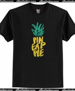 Pineapple Font T Shirt AI