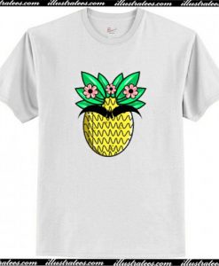 Pineapple_ Frida Kahlo T Shirt AI