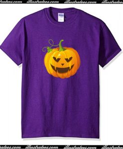 Pumpkin Halloween T Shirt AI