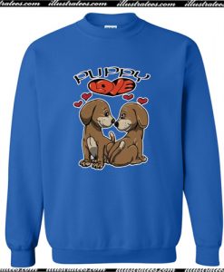 Puppy Love Crewneck Sweatshirt AI