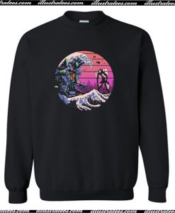 Retro Wave EVA Crewneck Sweatshirt AI
