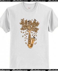 Saxophone Tree T-Shirt AI