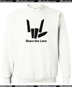 Share The Love Sweatshirt AI