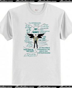 Supernatural Castiel Angel T-Shirt AI