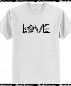 Supernatural Love Inspired T-Shirt AI