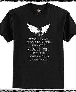 Supernatural Prayer to Castiel T-Shirt AI